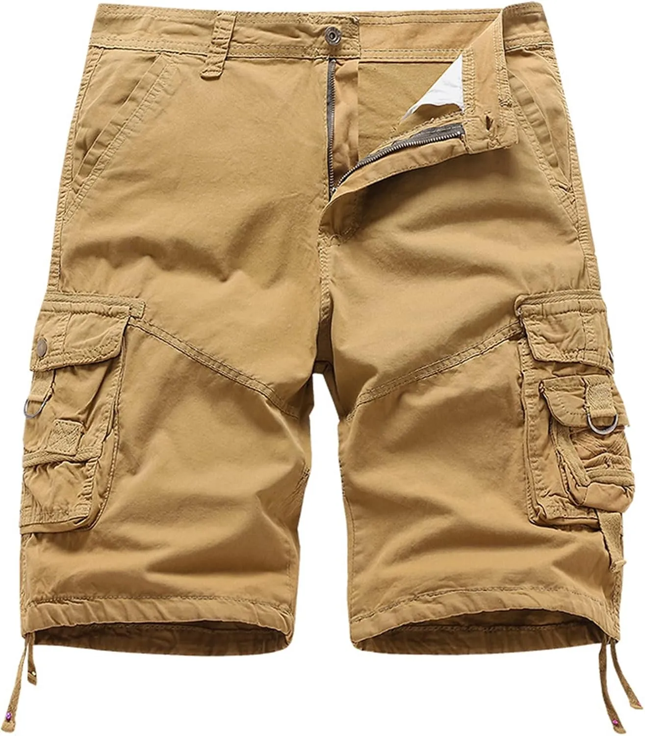 Mens Shorts Cargo Relaxed Fit Cargo Shorts Cool Classic Fit Expandable Waistband Hiking Shorts Regular and Big & Tall