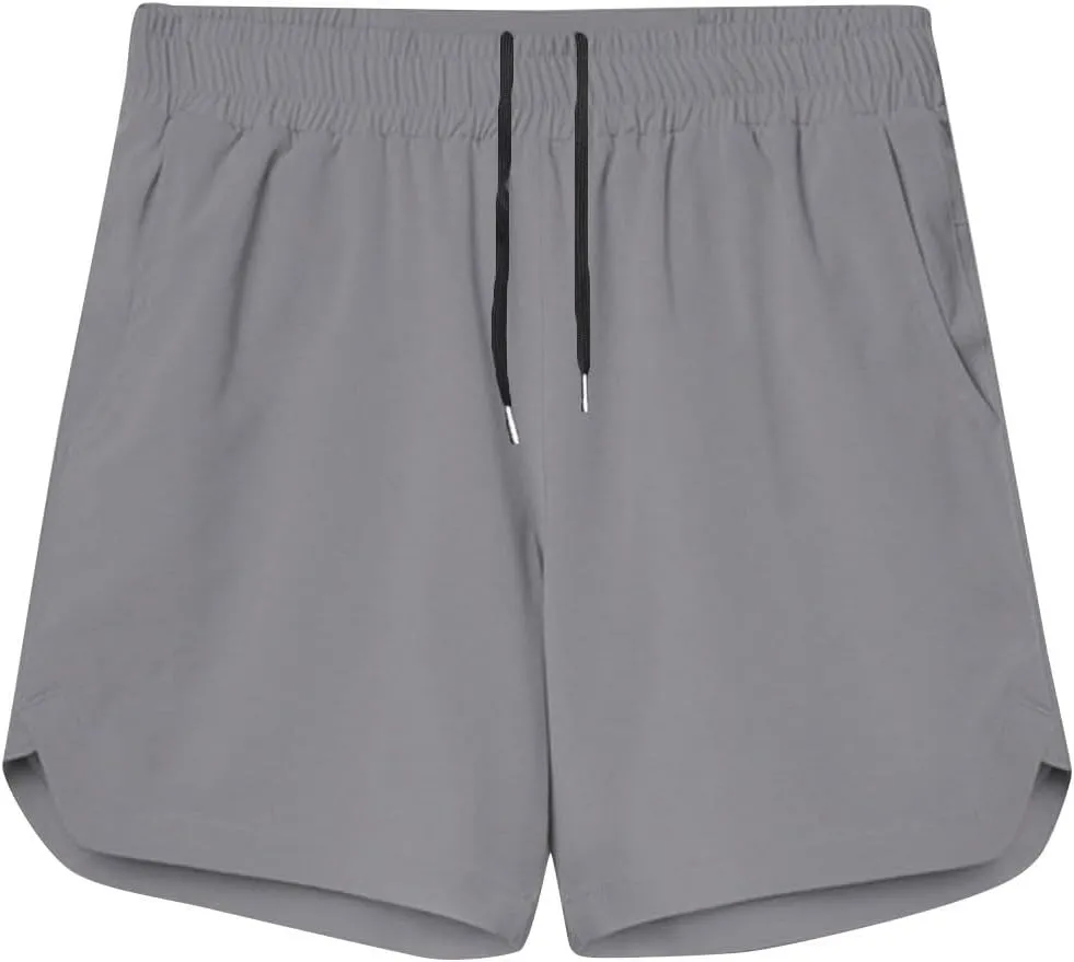 Mens Shorts Running Sport Cargo Shorts Summer Quick Dry Gym Shorts Boys Breathable Relaxed Fit Shorts Elastic Waist