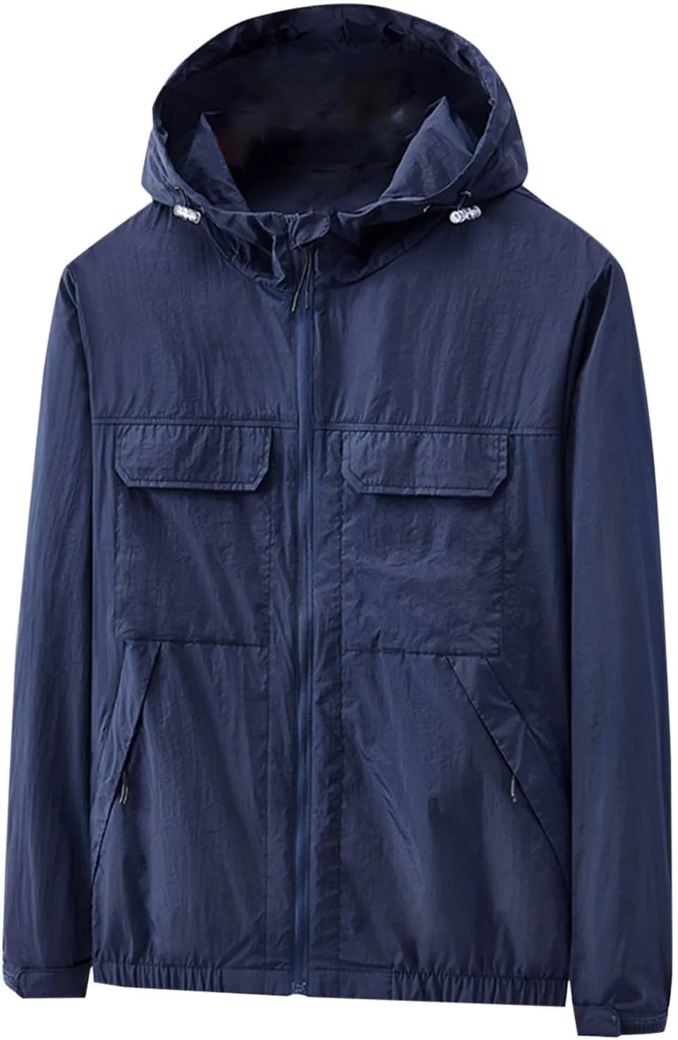 Mens Summer Jackets 50  UV Sun Protection Athletic Hoodies 2025 Lightweight Breathable Raincoat Long Sleeve Sun Shirt