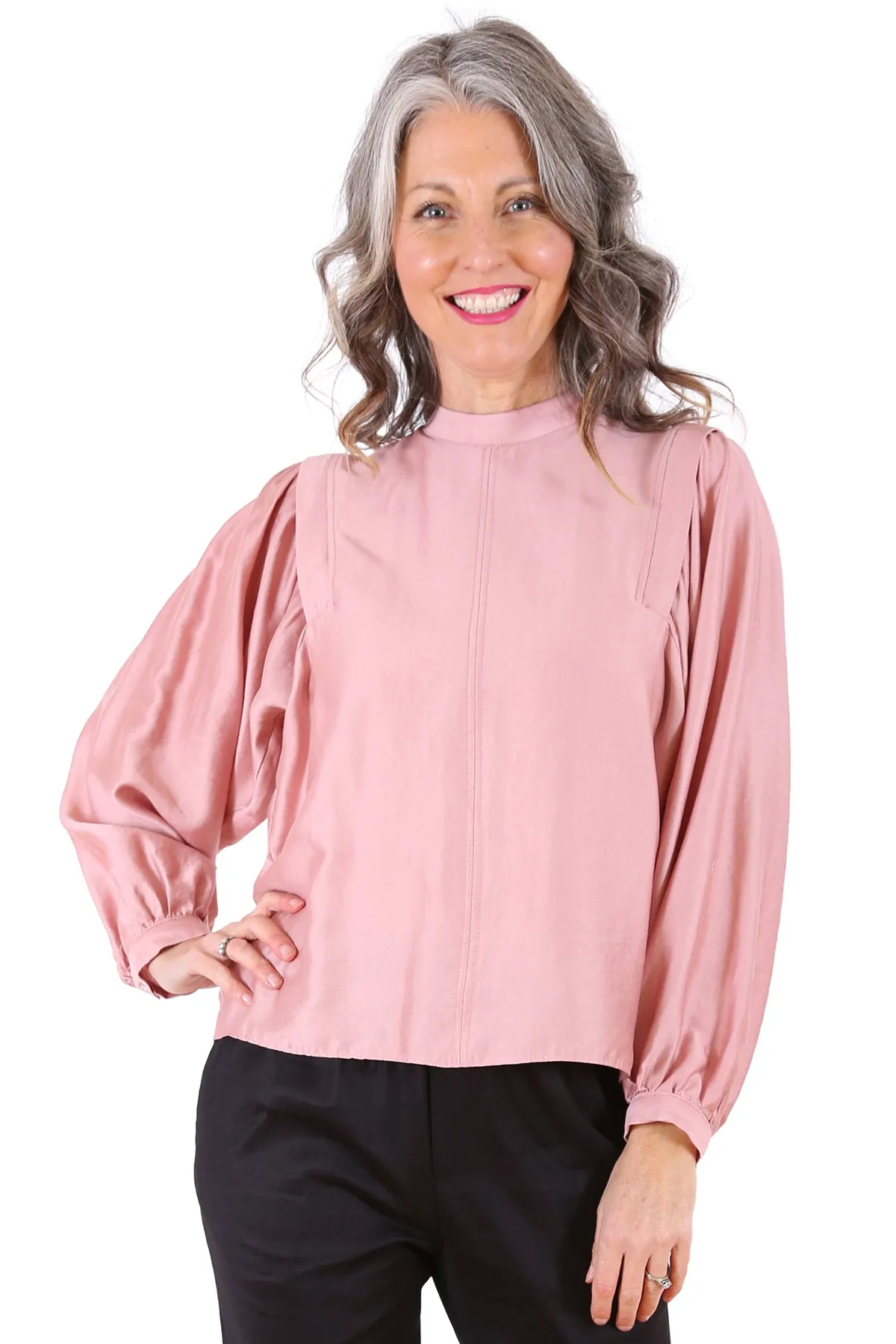 Moonstone Blouse Pink in Modal