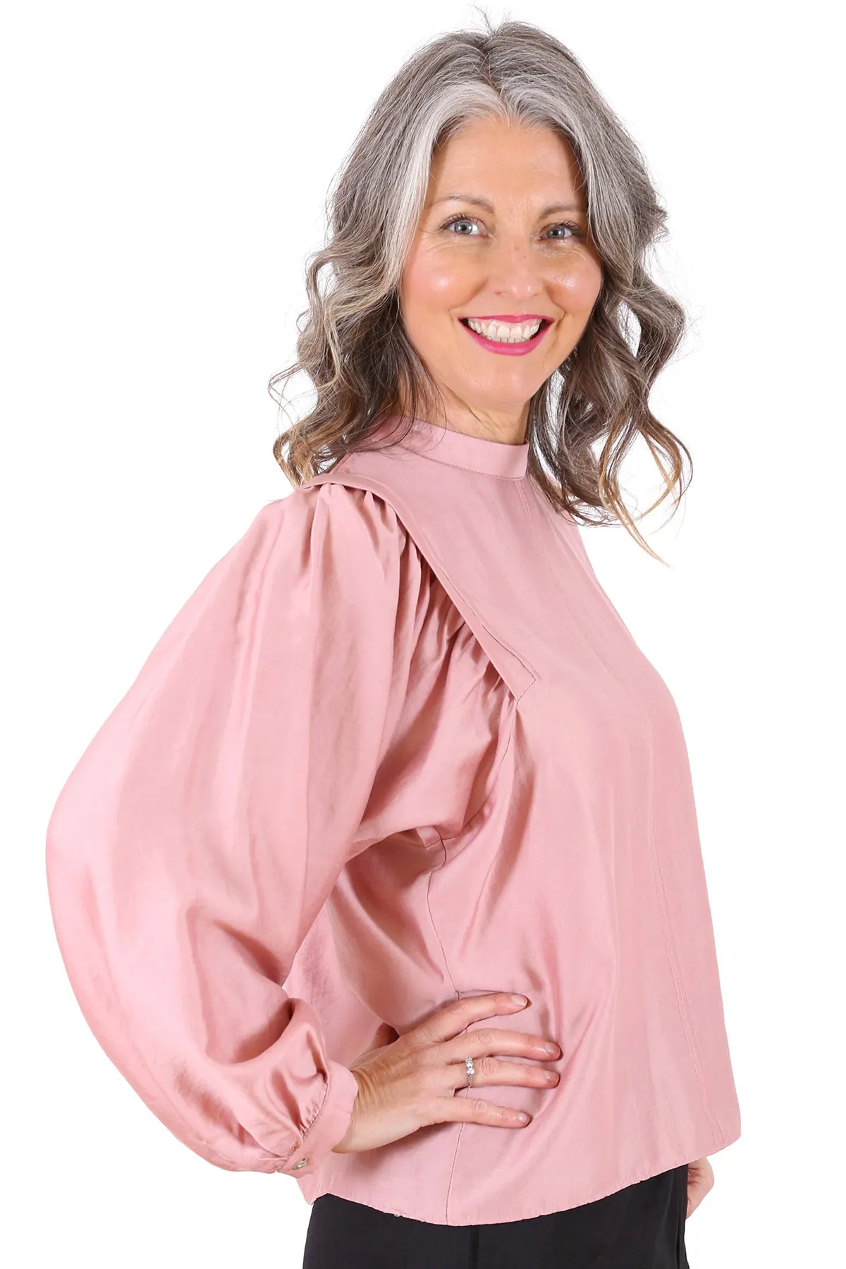 Moonstone Blouse Pink in Modal