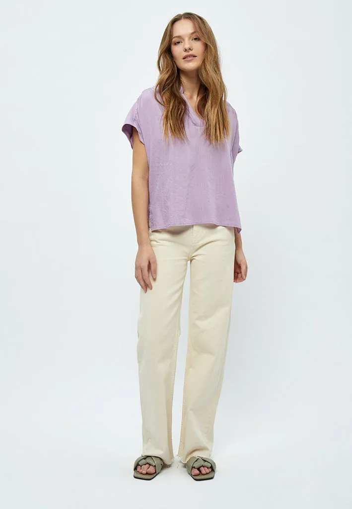 MSMegara Blouse - Lupine Purple