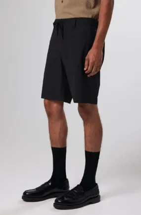 NN07 Terry Relaxed Shorts in Black