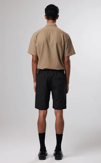 NN07 Terry Relaxed Shorts in Black