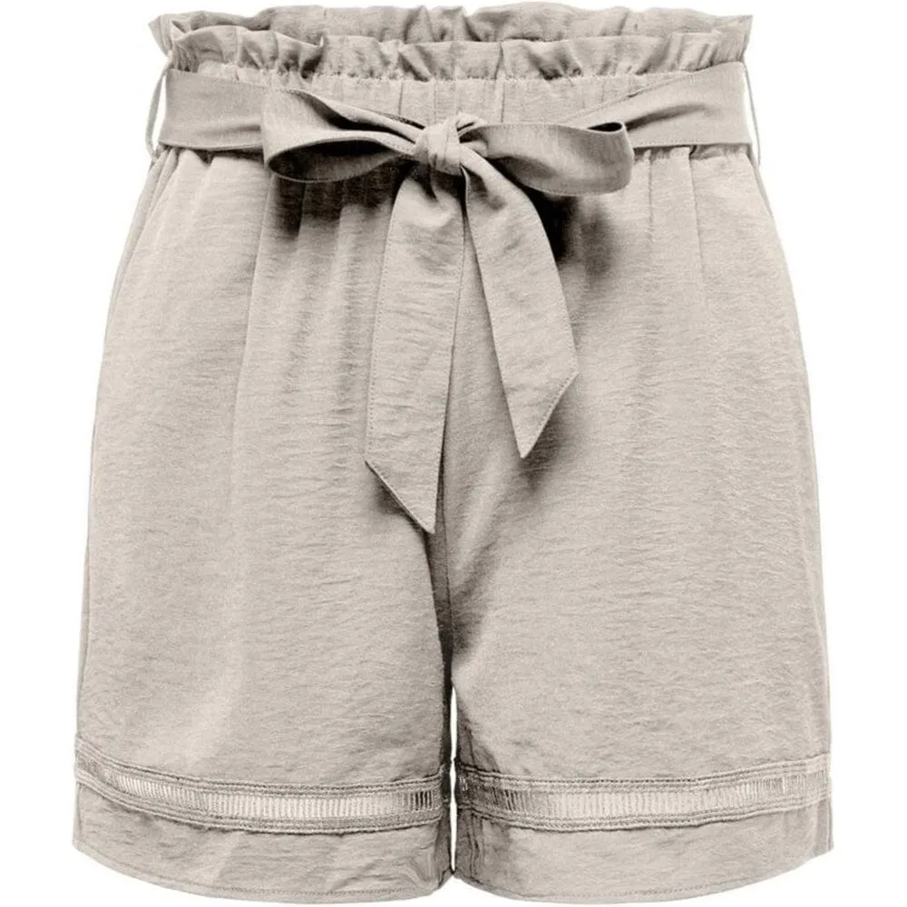 ONLY ONLFRANCI Tape shorts In Pumice Stone