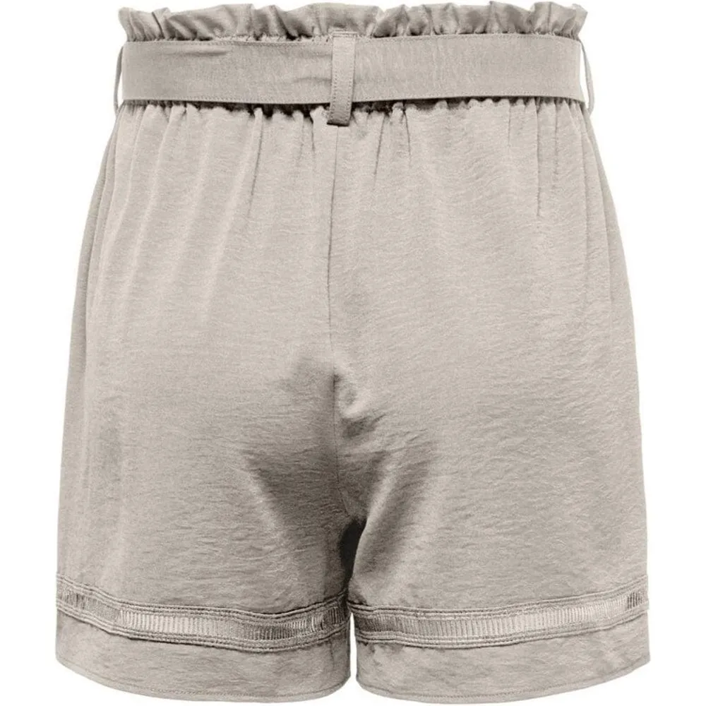 ONLY ONLFRANCI Tape shorts In Pumice Stone