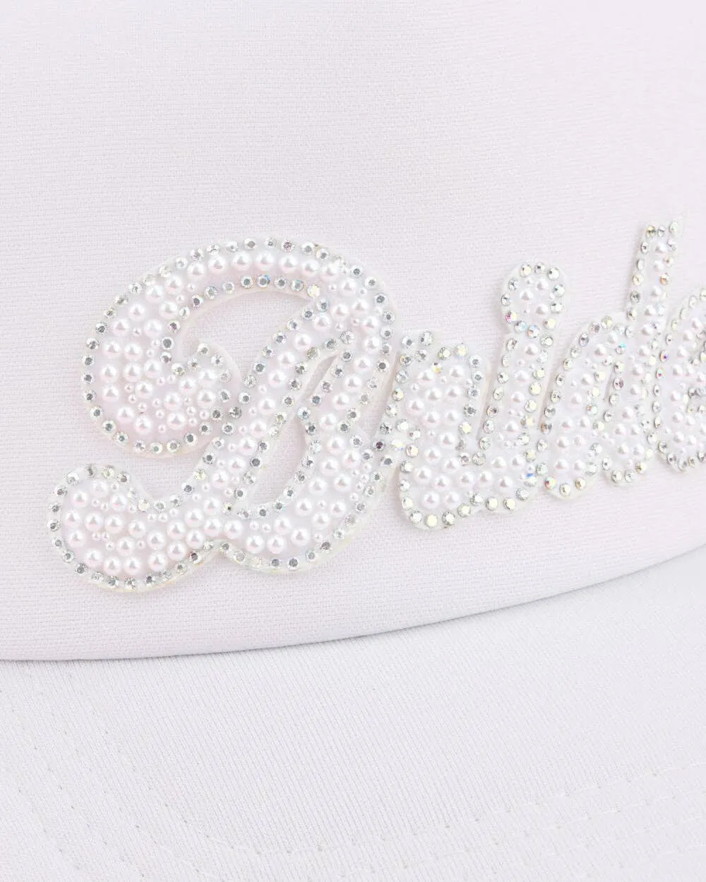 Pearl Bride Trucker Hat with Veil