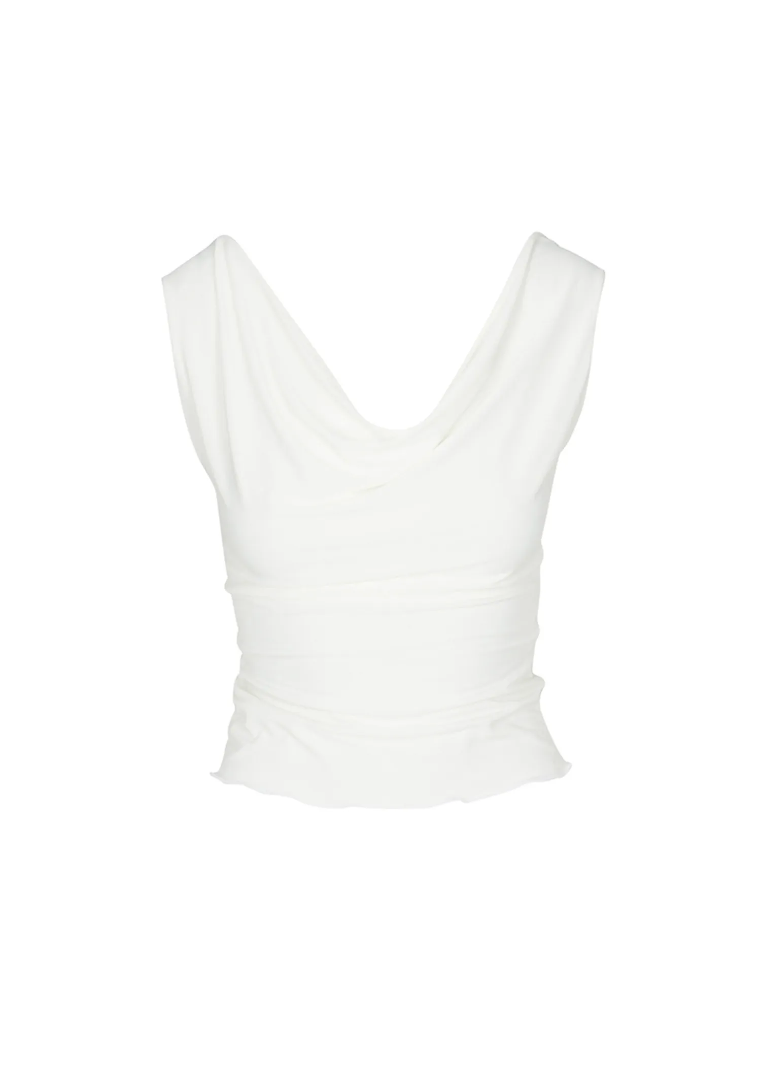 Riviera Cowl Neck Top │ Ivory
