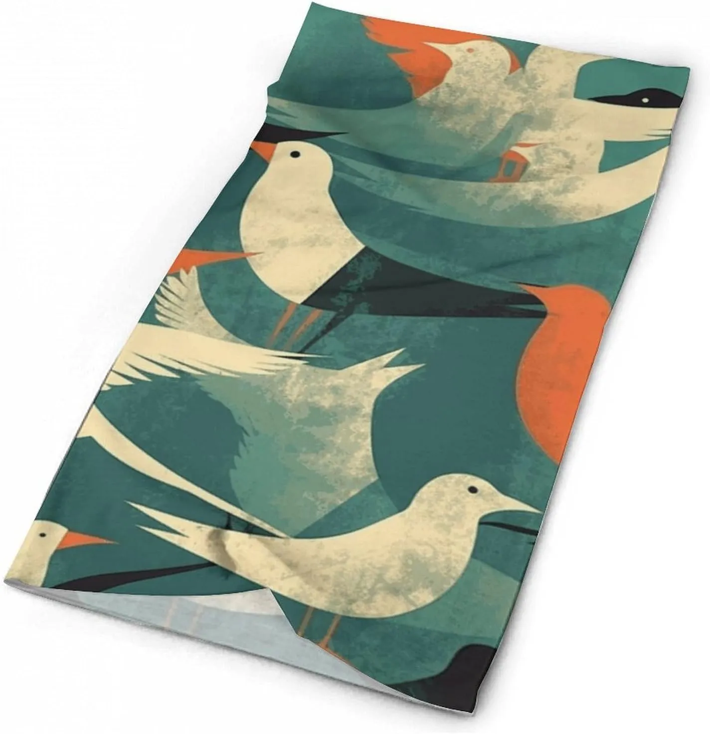Scarf for Men Women Flock of Birds Neck Gaiter Breathable Bandana Warmer Balaclava Windproof Face Mask Sun Protection Headwear Head Wrap for Skiing Hiking Cycling