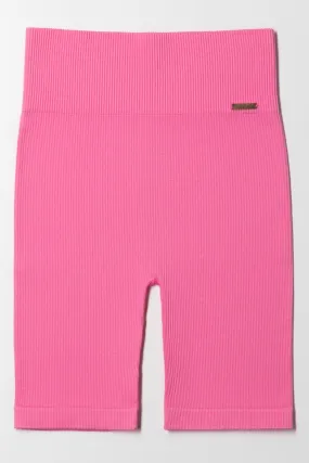 Seamless Cycle Short Pink