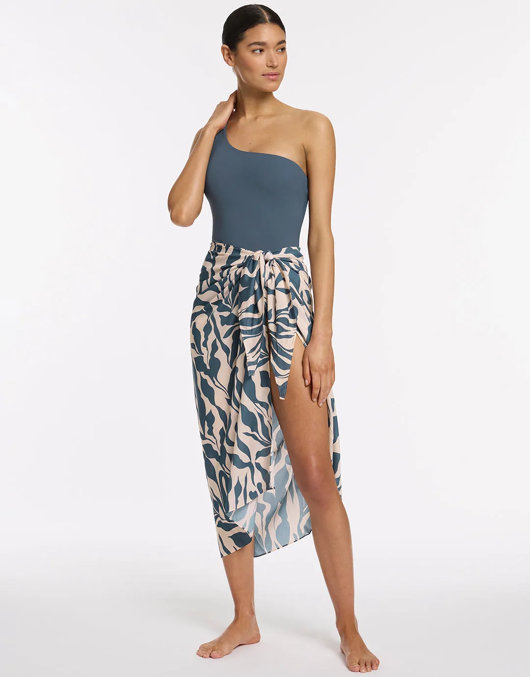 Sereno Sarong - Steel Blue