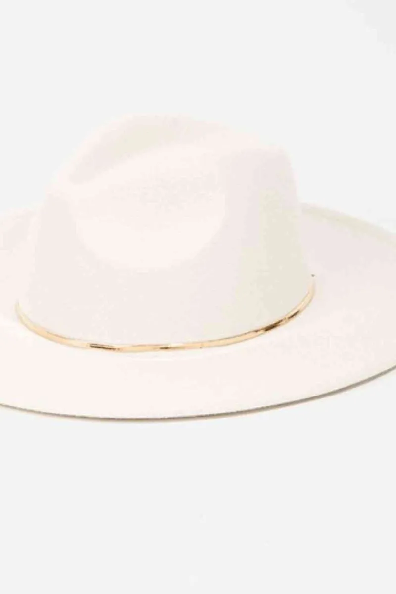 Slice of Chic Herringbone Womens Fedora Hat