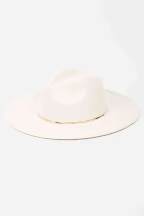 Slice of Chic Herringbone Womens Fedora Hat
