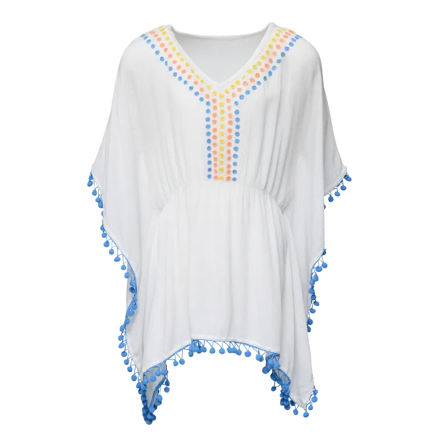 Snapper Rock Rainbow Spot Cover Up G11069 - White