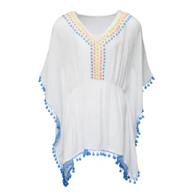 Snapper Rock Rainbow Spot Cover Up G11069 - White
