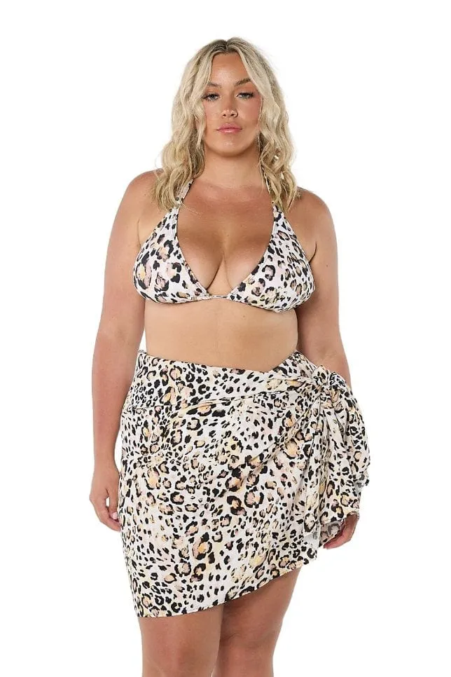 Snow Leopard Sarong