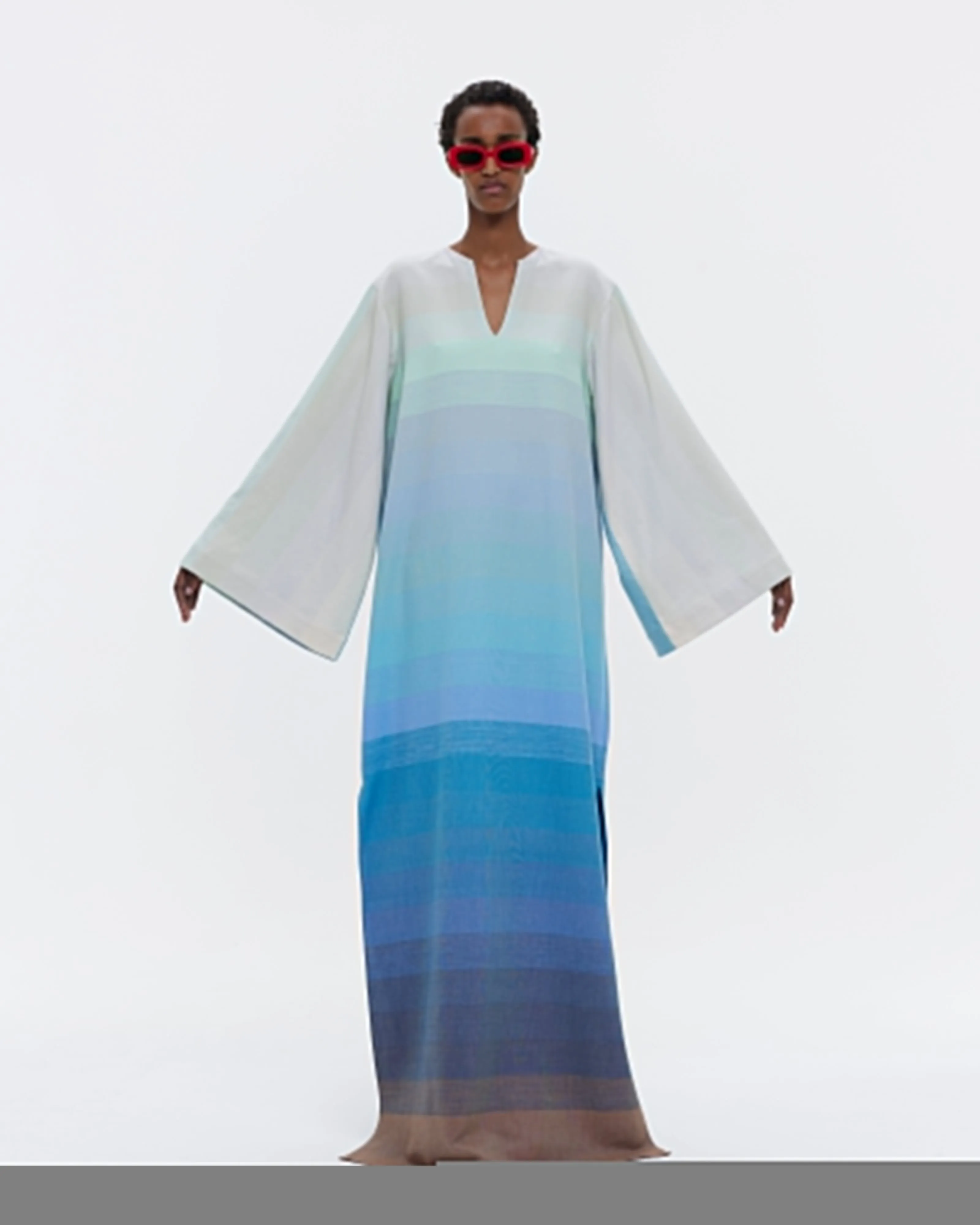 THE KIMONO CAFTAN : STRIPE 5