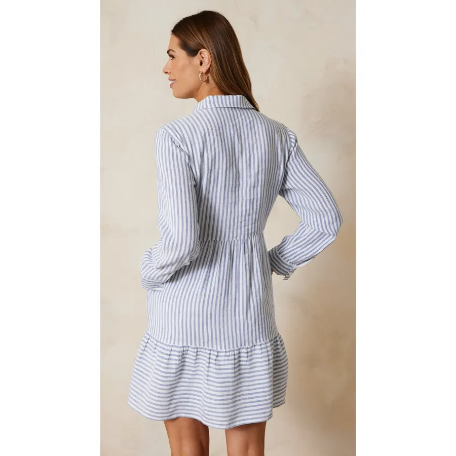 Tommy Bahama St. Lucia Collar Dress SS500522 - Stand Alone Covers Dark Sanibel Blue
