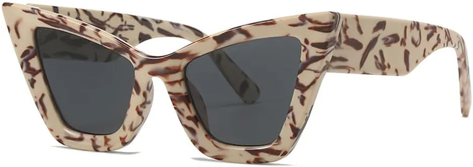 Vintage Cat Eye Sunglasses for Men Women Fashion Colourful Shades Eyewear Female Popular Sun Glasses UV400