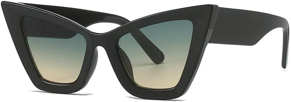 Vintage Cat Eye Sunglasses for Men Women Fashion Colourful Shades Eyewear Female Popular Sun Glasses UV400