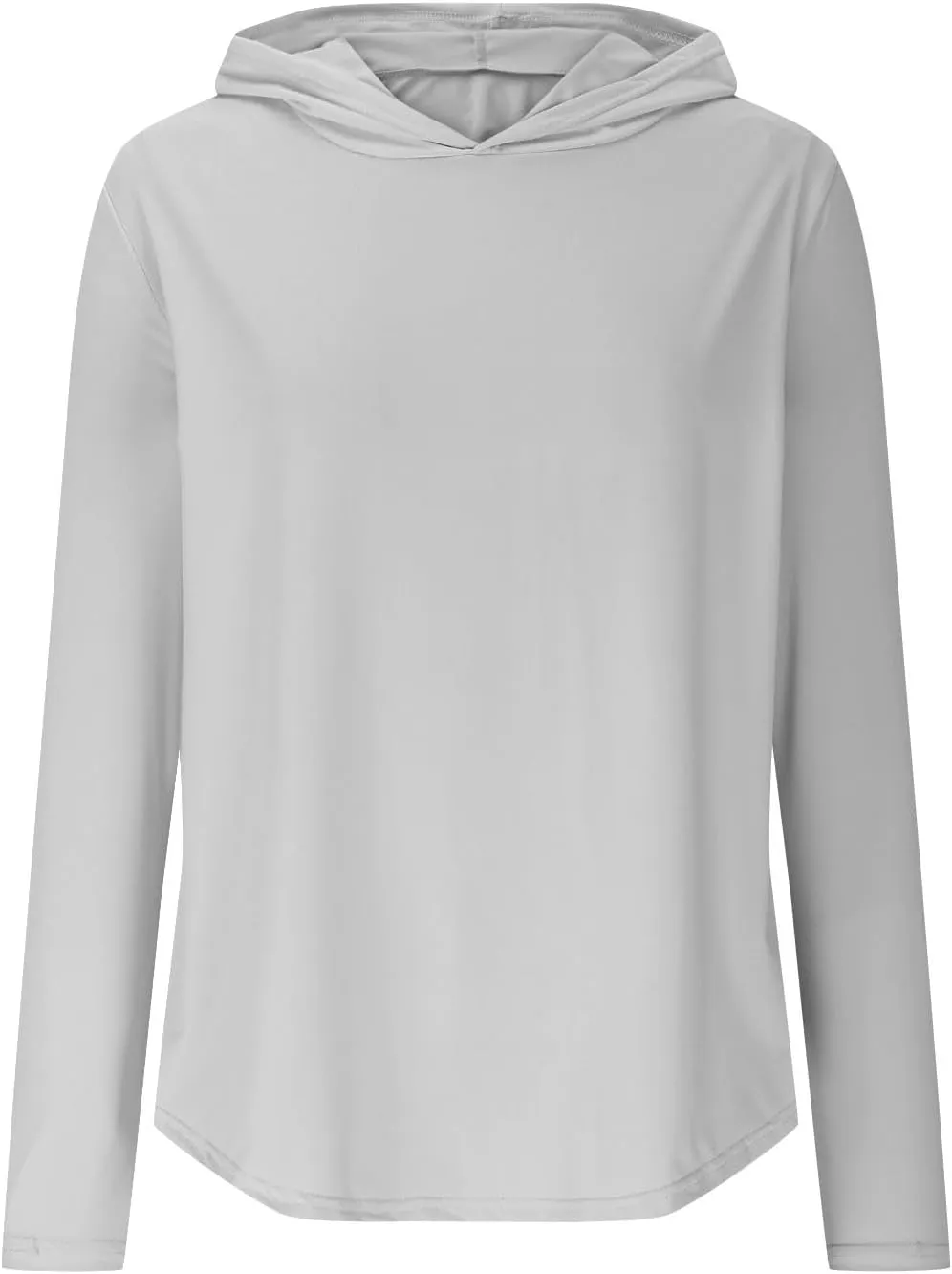Women's Sun Protection Hoodie UPF 50  Fishing Hiking Shirt Long Sleeve SPF Shirts Lightweight Cooling Rash Guard Tees